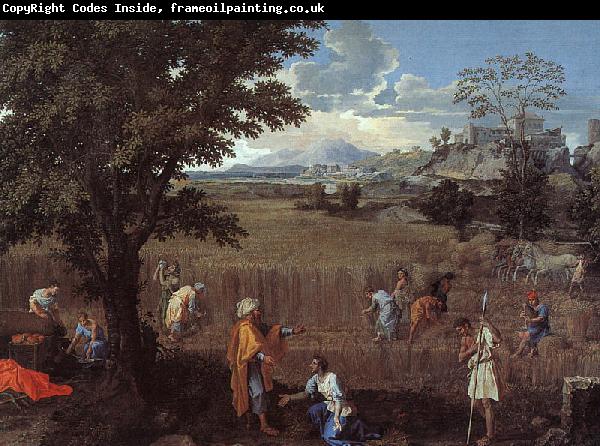 Nicolas Poussin The Summer  Ruth and Boaz